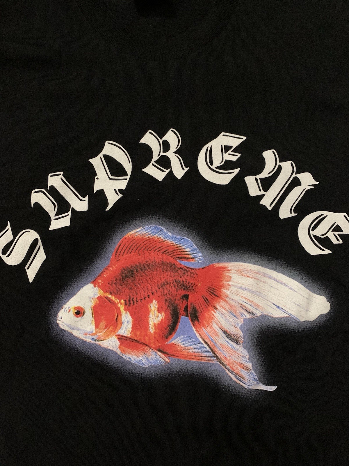 Supreme - Sasquatchfabrix Goldfish Tee (SS2016) - Black - Medium gallery