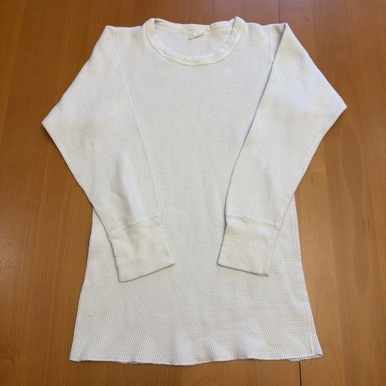 Vintage 70s JC Penny Waffle Knit Thermal Shirt M100% Combed Cotton Grunge * gallery
