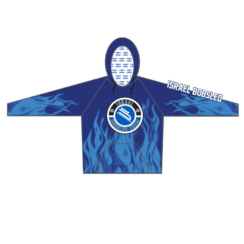 Israel Bobsled Shul Runnings Performance Hoodie gallery