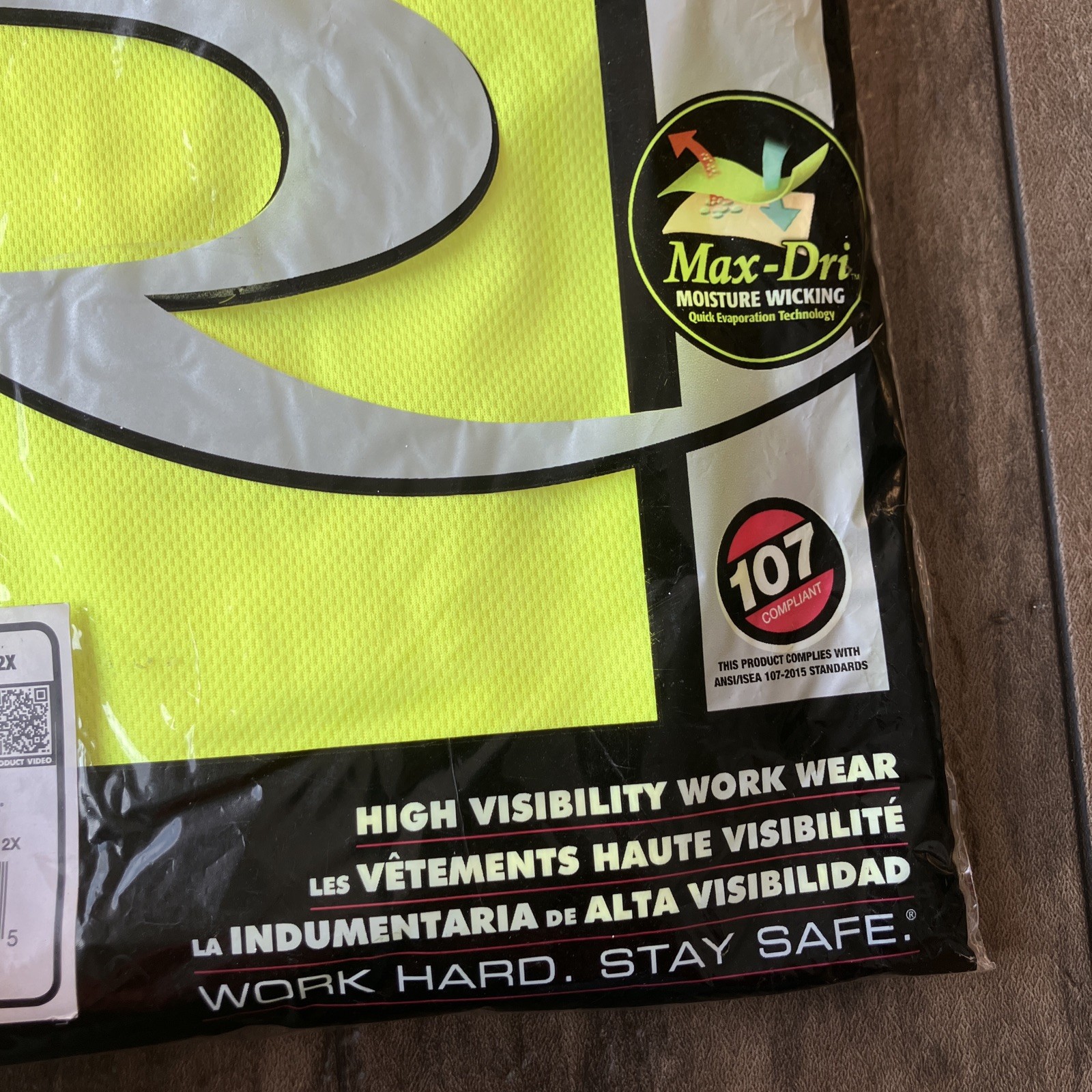 High Visibility Class 2 Hi Vis Reflective Road Work Construction Safety Shirt 2x gallery