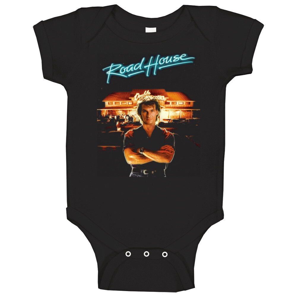 Roadhouse Patrick Swayze Retro 80's Movie Baby One Piece gallery