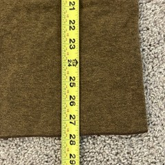 LL Bean River Driver Henley Shirt Sweater Long Sleeve Brown Mens Sz MEDIUM TALL