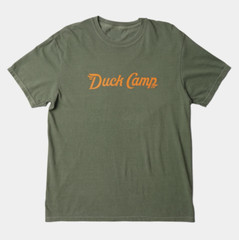 NOS Duck Camp Orange & Moss Green Men’s T-Shirt Size XXL