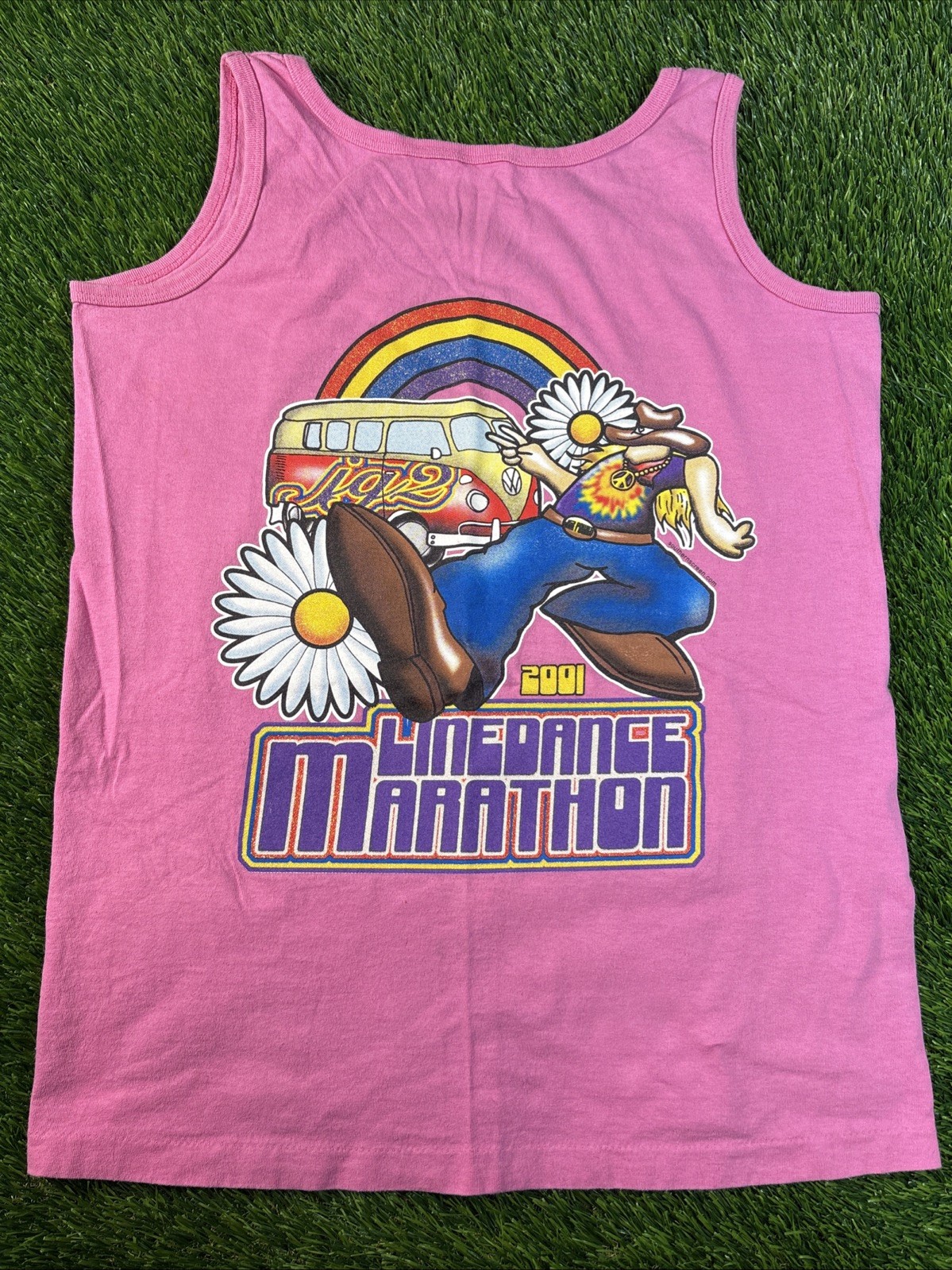 VTG 2001 Sz M Country Western Line Dancing JG2 Sleeveless Tank - Rare gallery