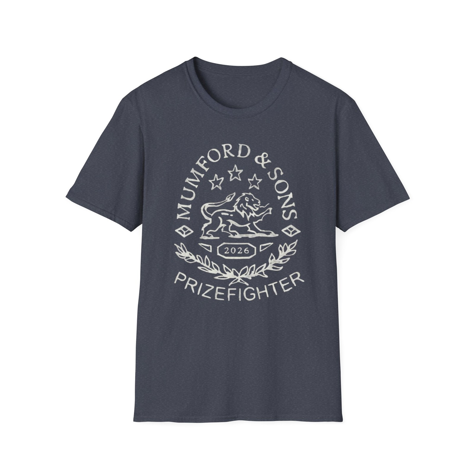 Mumford & Sons Lion Emblem T-Shirt | Prizefighter Tour Band Logo Tee gallery