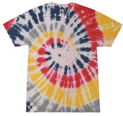 PEACHES – Short Sleeve Reactive Dyed Tee, Brand New Custom Tie Dye T-shirts