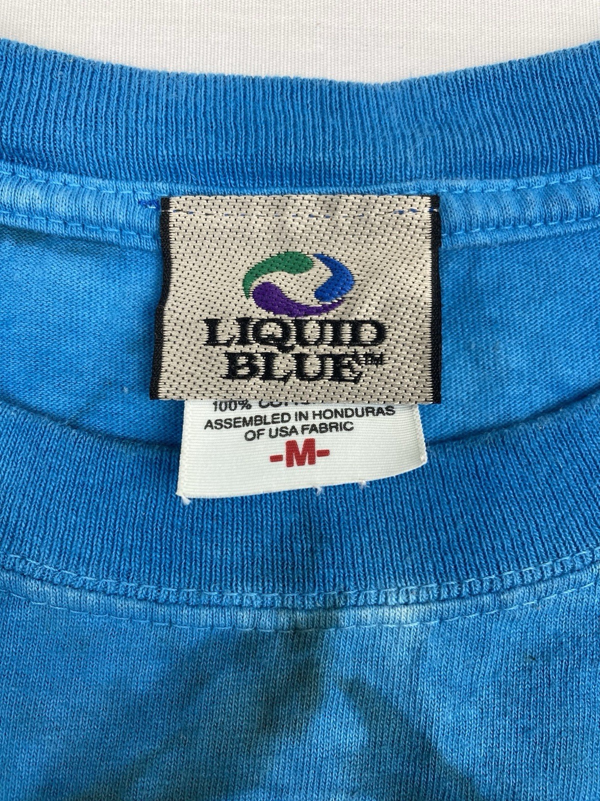 LIQUID BLUE KISS ROCK T-SHIRT MULTICOLOR TIE DYE VINTAGE 2005 MENS SIZE M VGC! gallery