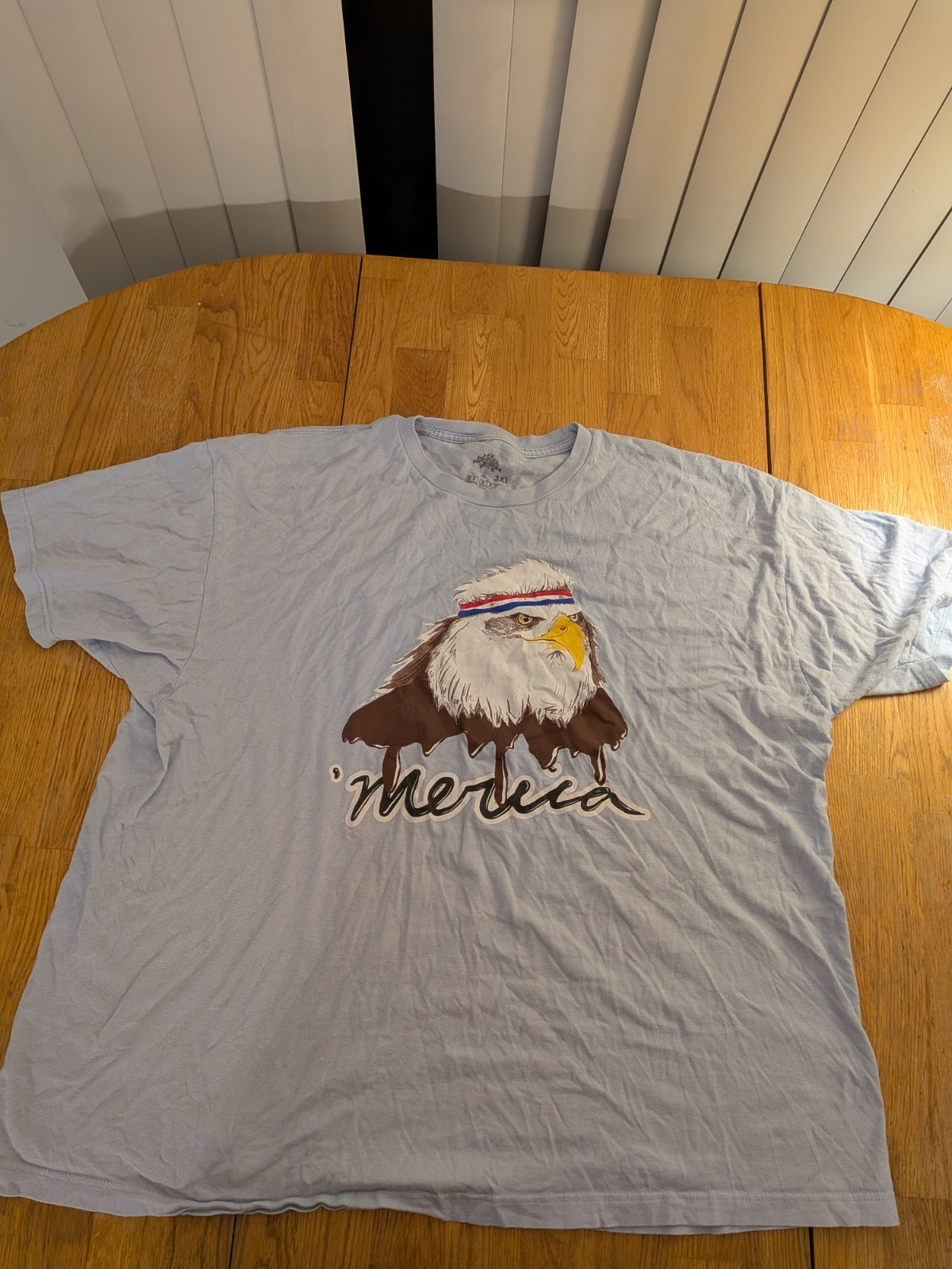 Ann Arbor T-Shirt Company Men’s 3XL Blue Patriotic Eagle Crew Neck Tee gallery
