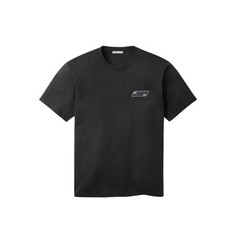 BTS Jung Kook for Calvin Klein Logo Badge Relaxed T-Shirt Black