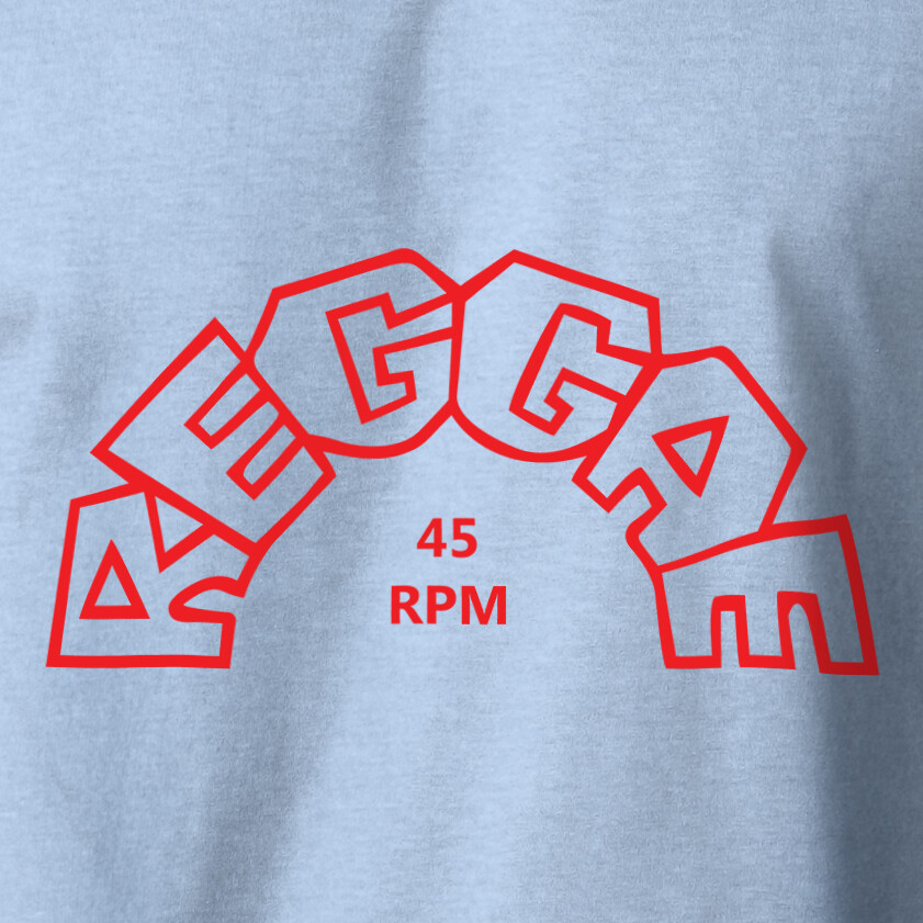 REGGAE 45 RPM T-Shirt Jamaican Music Bob Marley Screen Printed on S-6XL Tee gallery