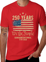 American 250th Anniversary Celebration 250 Years USA Service T-Shirt