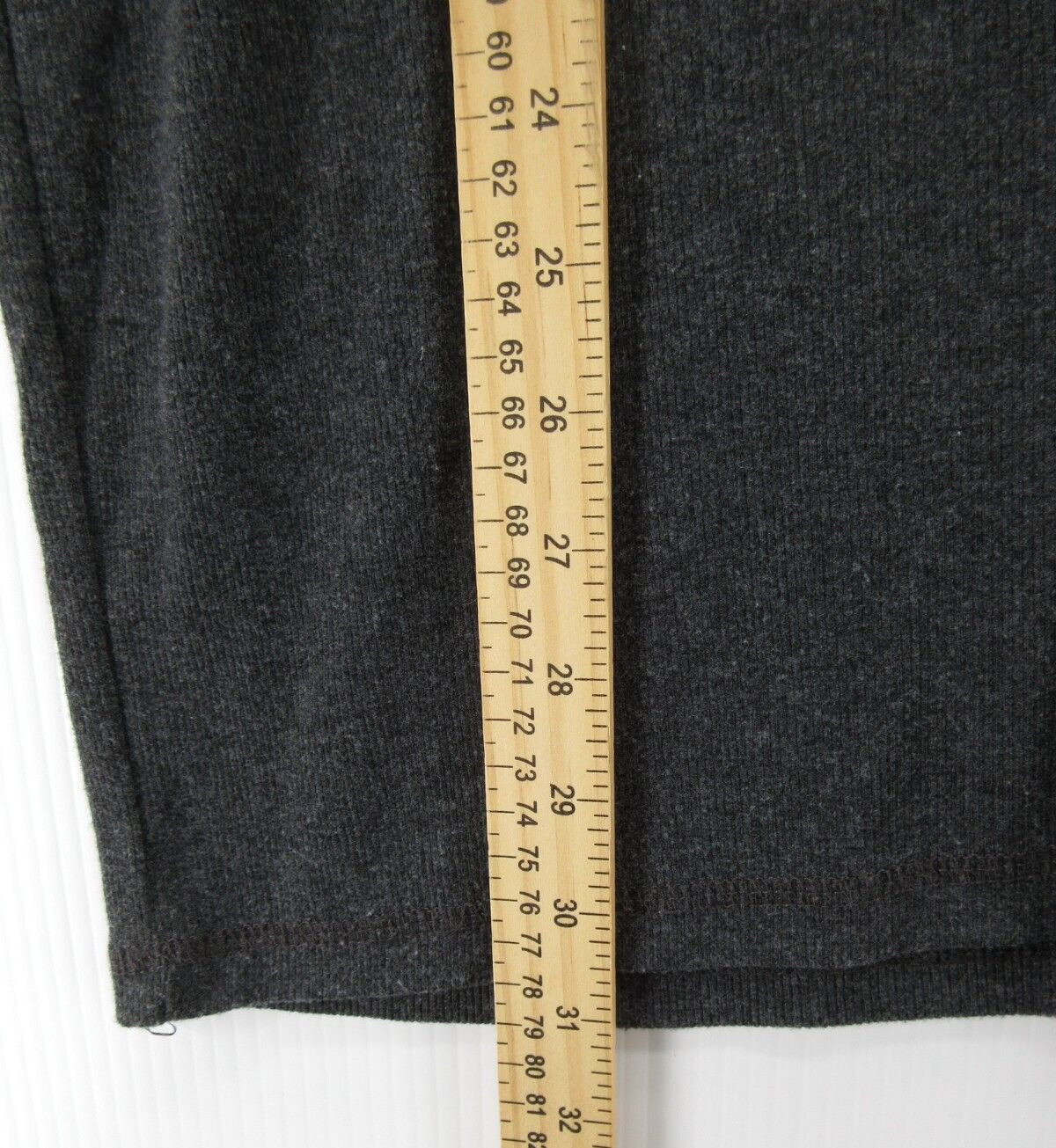 Guess Shirt Men XL Gray Pullover Henley Thermal Waffle Casual Preppy Raglan gallery