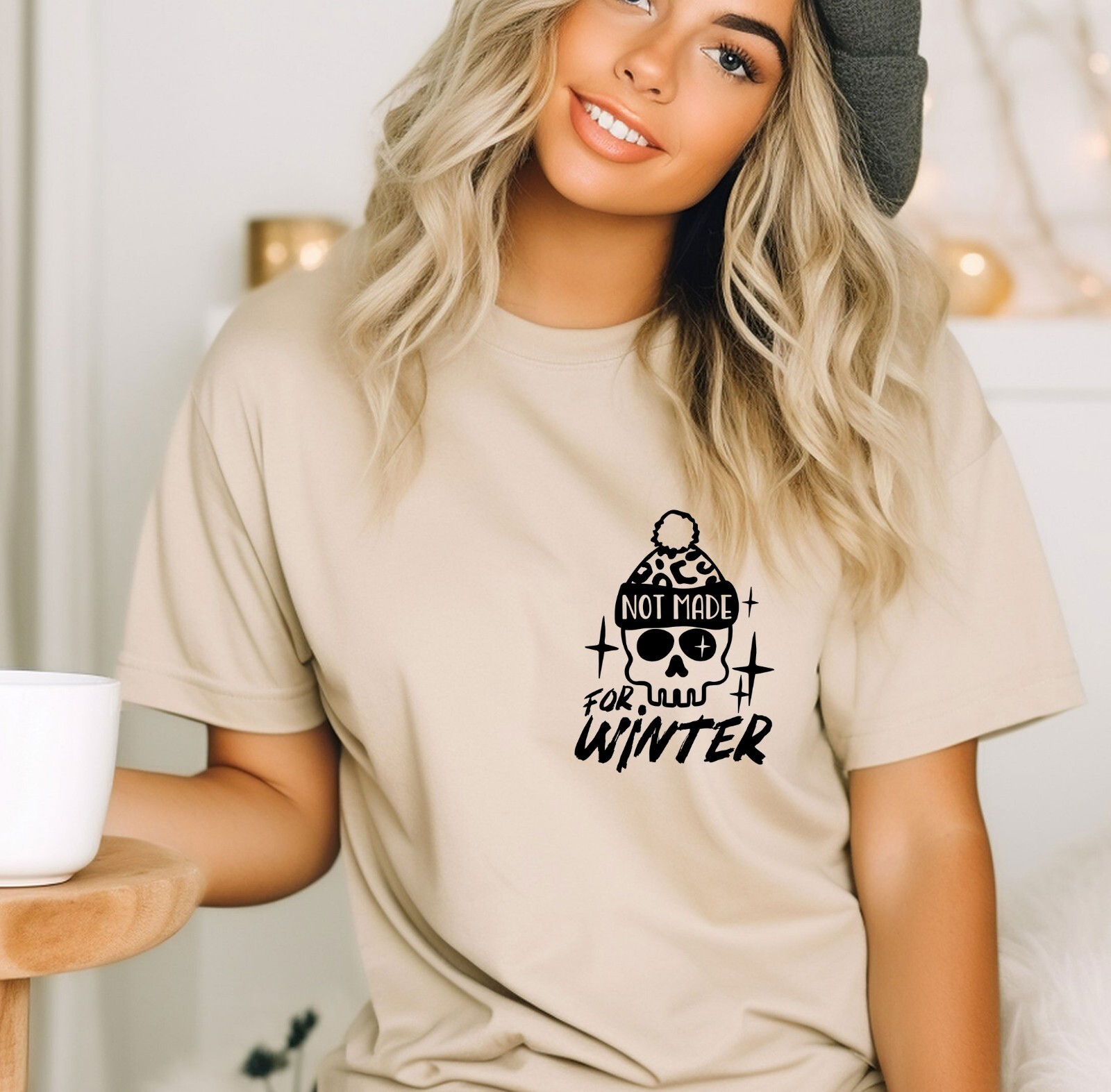 Not Made For Winter Shirt, Oversize Shirt, Christmas Gift Tee, Santa Claus Shirt gallery