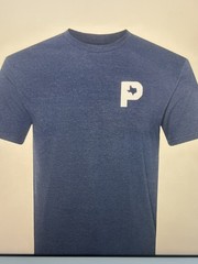 Poncho Outdoors Men’s 2XL Blue Graphic Logo Crew Neck Short Sleeve T-Shirt