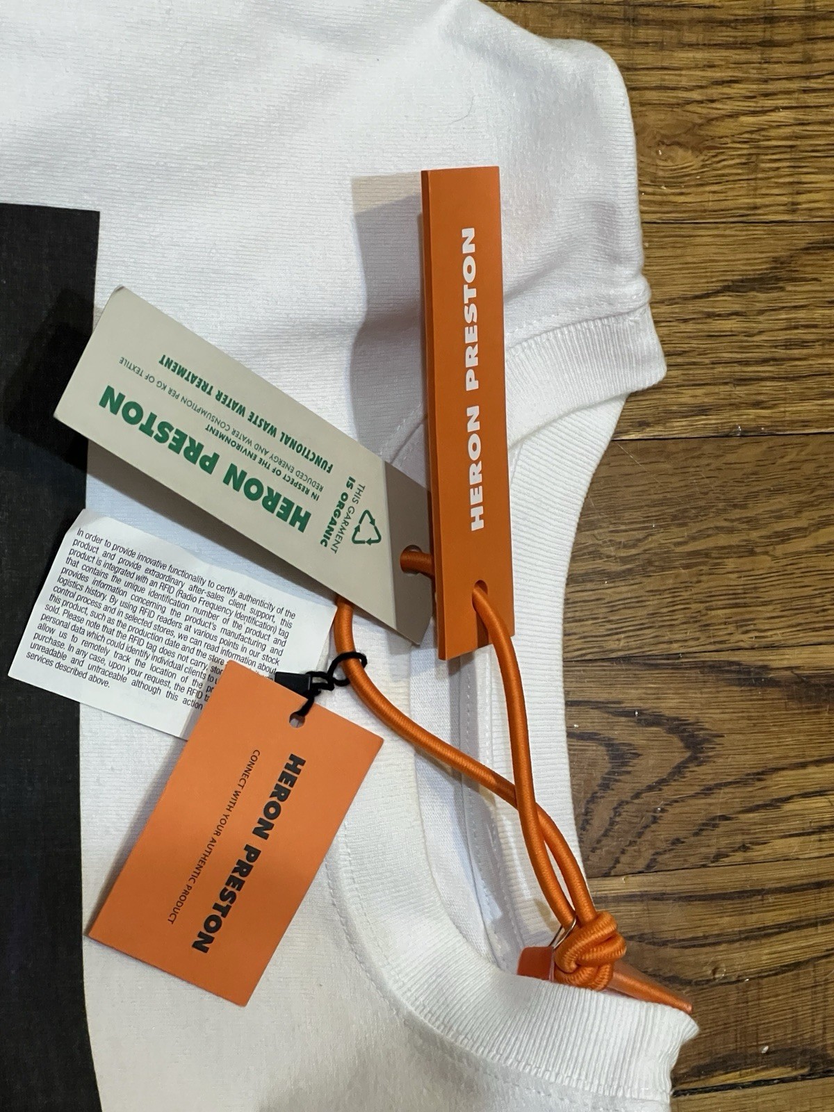 Heron Preston Iconic “Heron Times Tee” Long-Sleeve Graphic Tee Sz M gallery