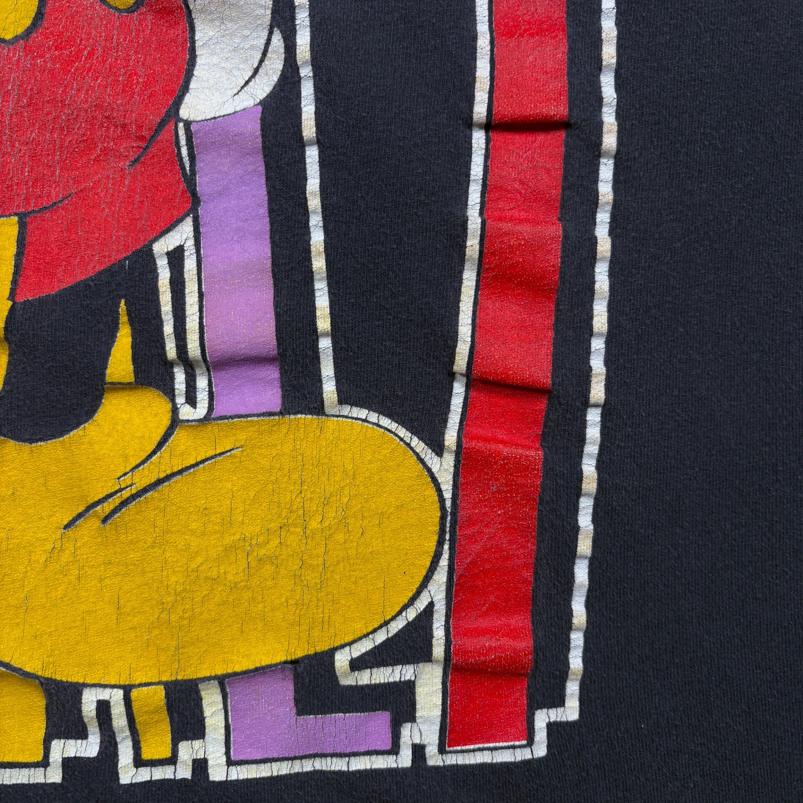 Vintage 90s LVM Sleepwear Mickey Mouse Iconic T-Shirt Mens OSFA Single Stitch gallery