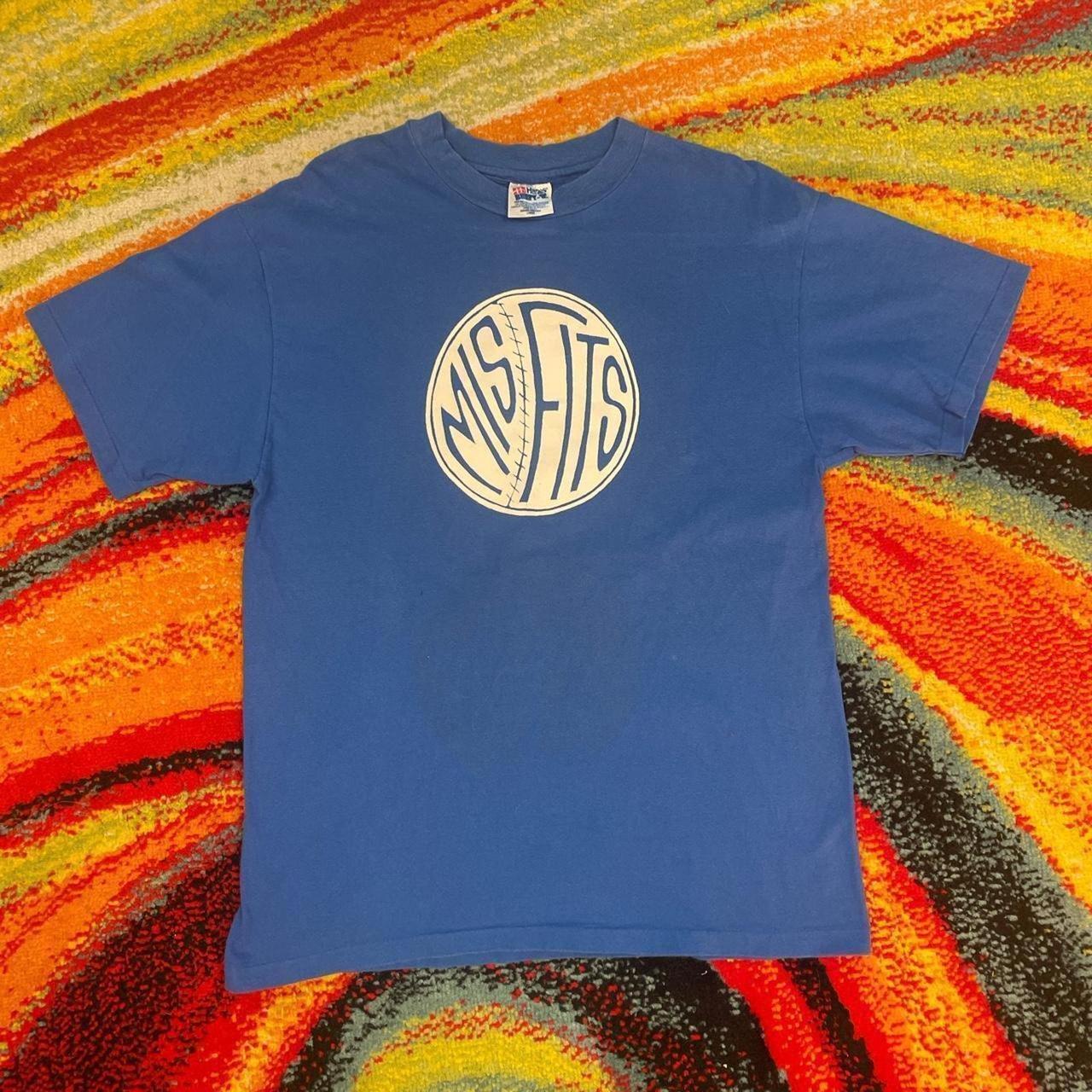 Misfits band Rare Design Blue Unisex T shirt Classic style Graphic tee NH20957