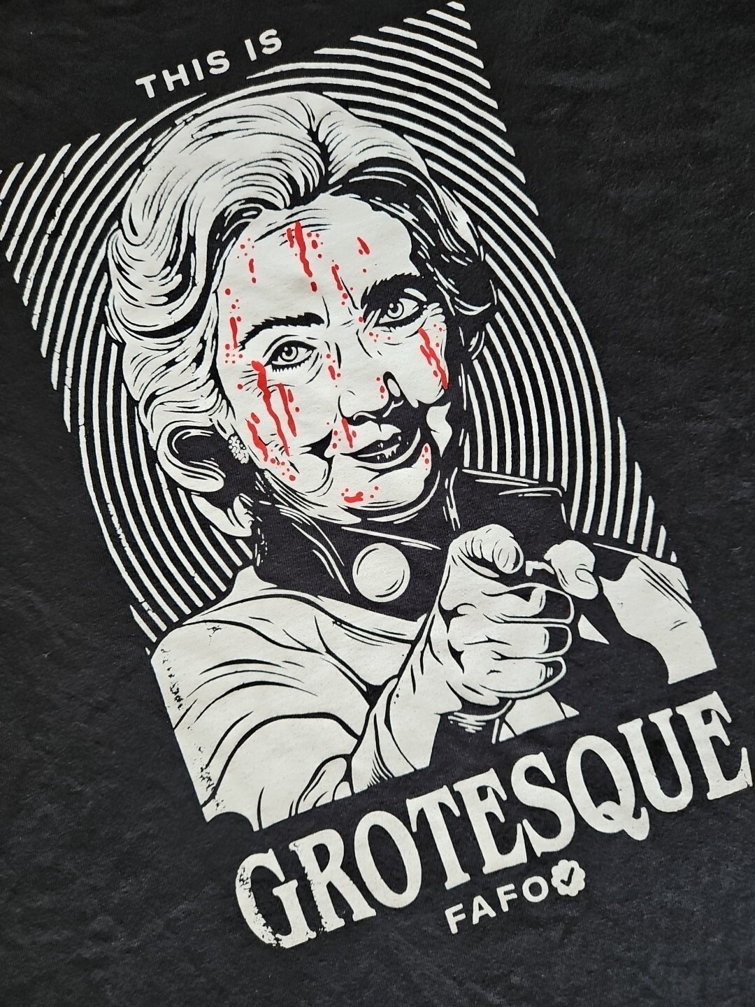 Anti Hillary Clinton Republican T-Shirt Trump Imaginary Friends FAFO Grotesque