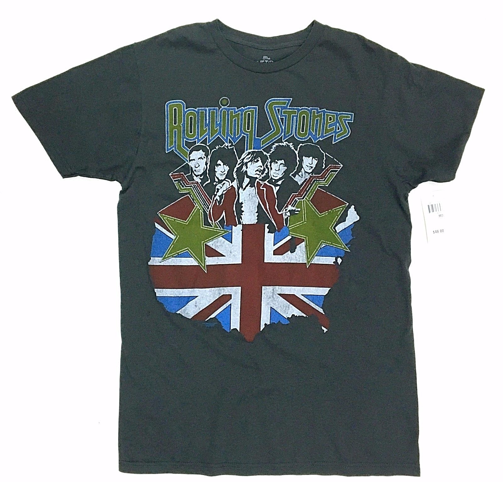 Rolling Stones NORTH AMERICAN TOUR 1981 UNION JACK T-Shirt NWT 100% Authentic gallery