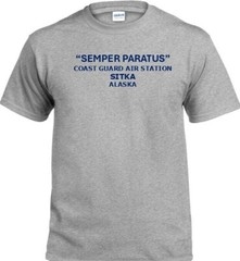 SEMPER PARATUS* AMAGANSETT LIFE SAVING STATION* NEW YORK INDIVIDUAL PT SHIRT