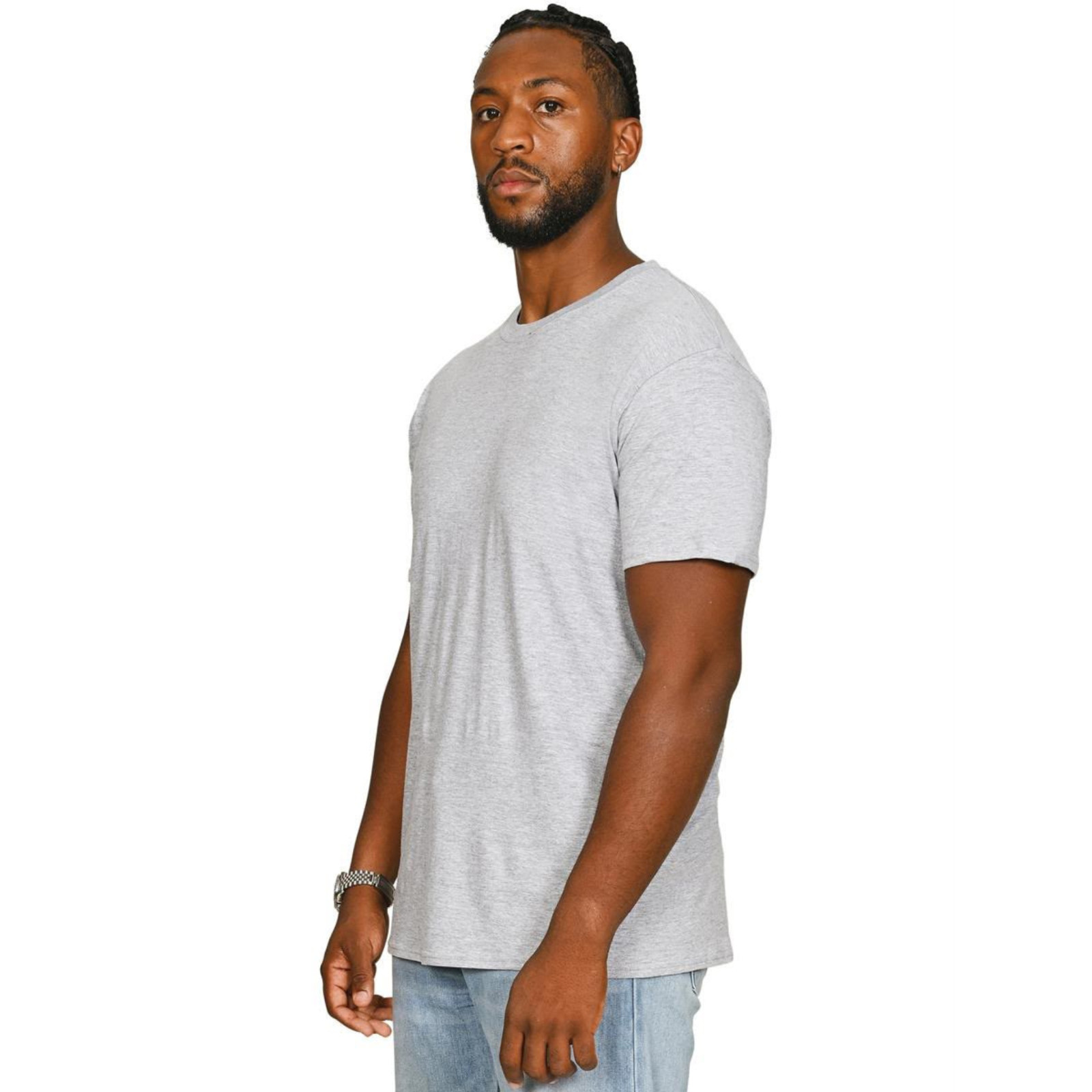 Bellvare Plain Blank Mens Mans Cotton Tee Shirt Tshirt Value T-Shirt Crew Neck gallery