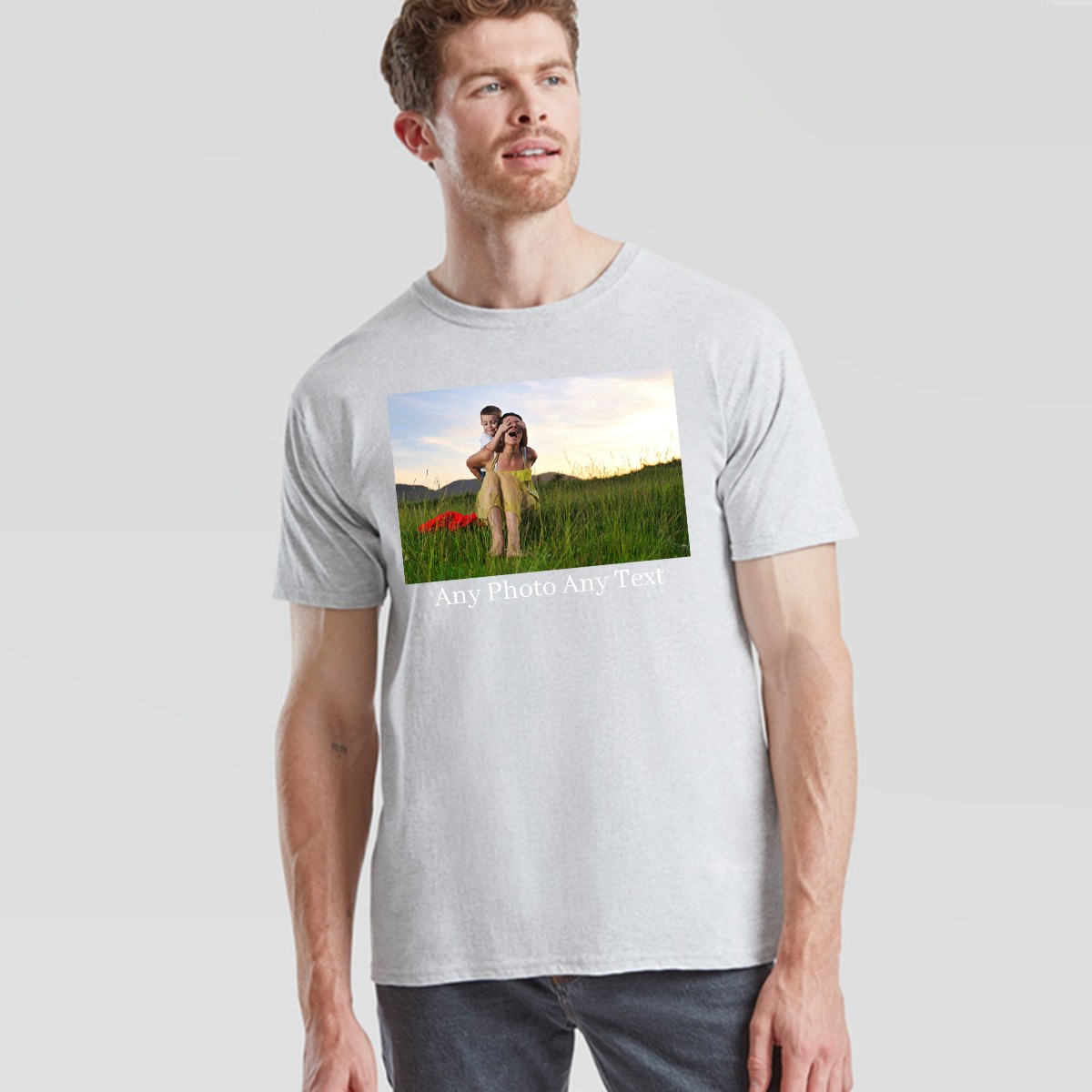 Personalised Unisex Stag T Shirt Custom Image Picture Photo Text Customised Tee gallery