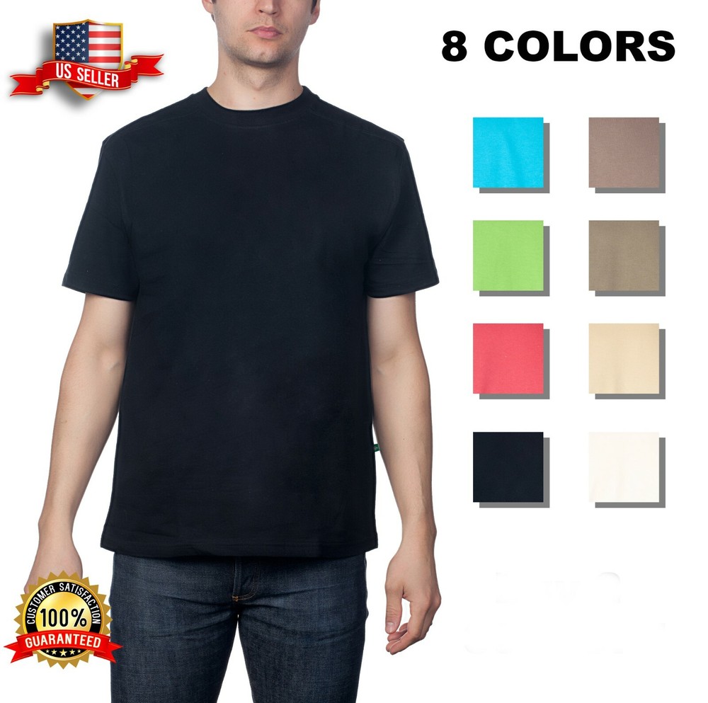 Hering Men’s Basic 100% Brazilian Premium Cotton Regular Fit Crew-Neck T-Shirt