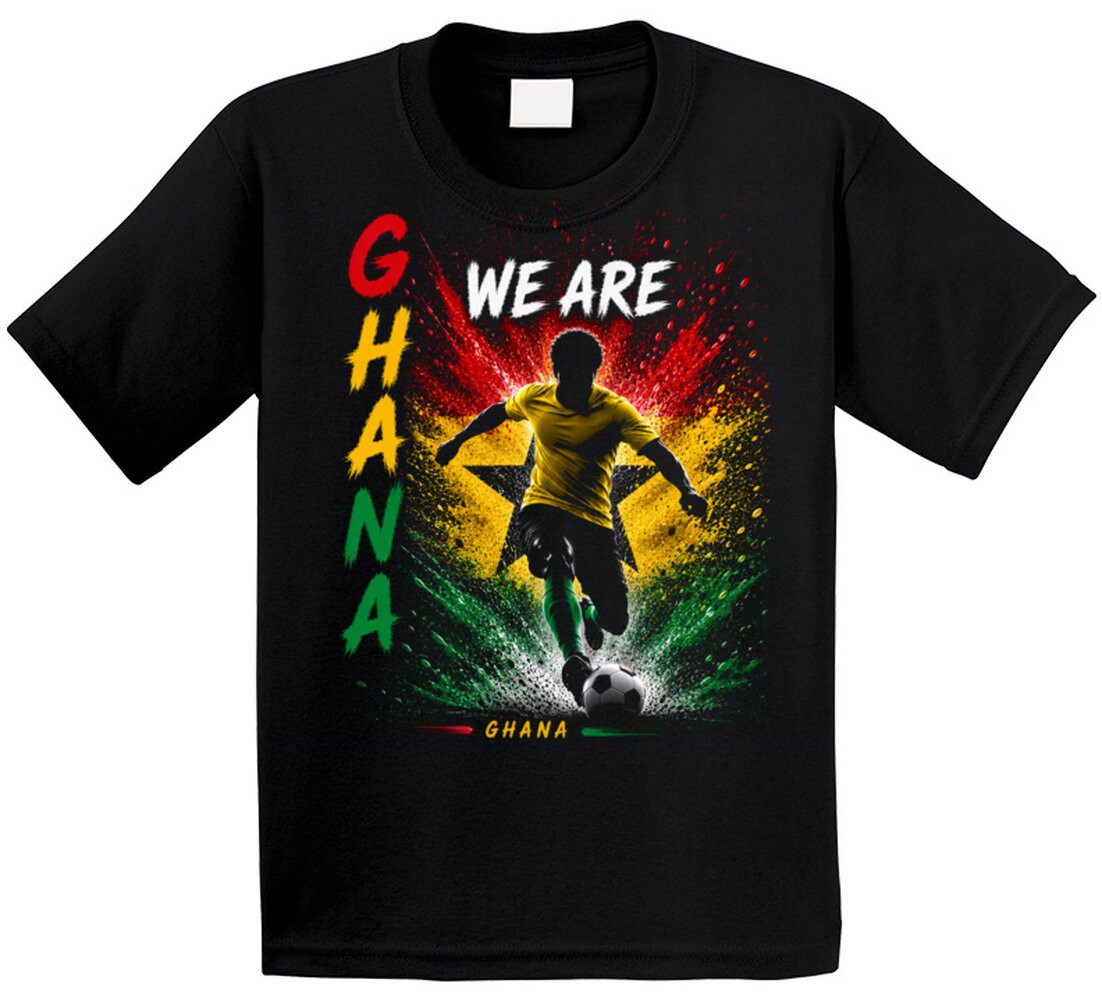Ghana Soccer 2026 National Fan T Shirt gallery