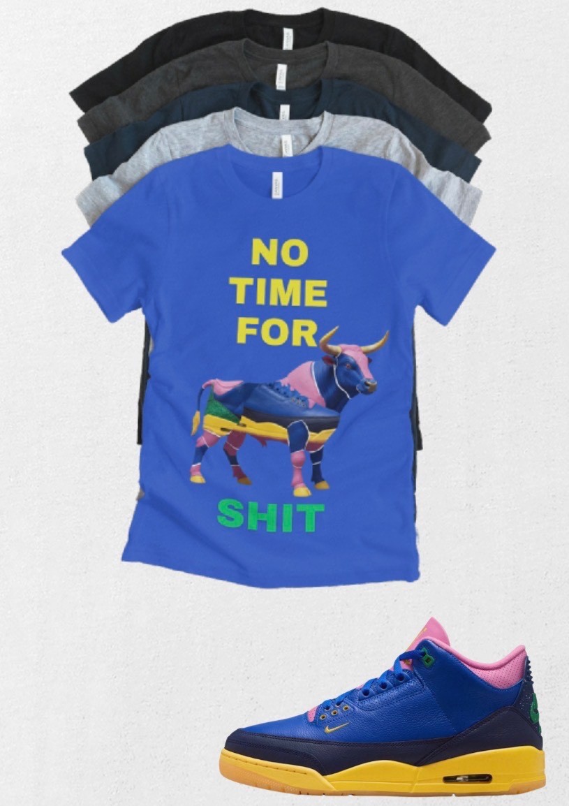 Shirt to match Jordan 3 OG Retro x Jordan 3 SP “Brazil” No BS Matching Tee gallery