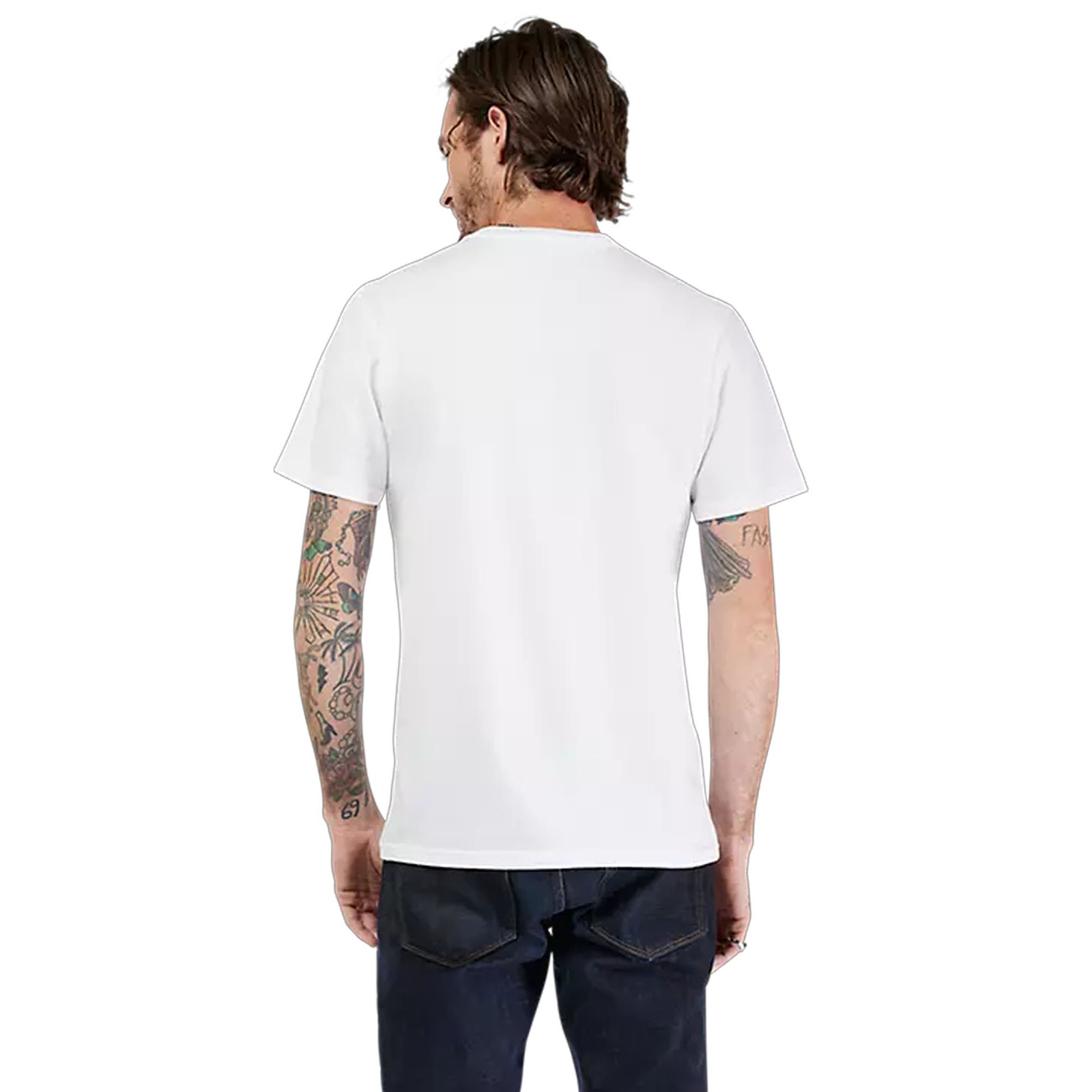 Fox Racing Optic White Honda Tee Shirt Lightweight Comfortable Fine-Knit Fabric gallery