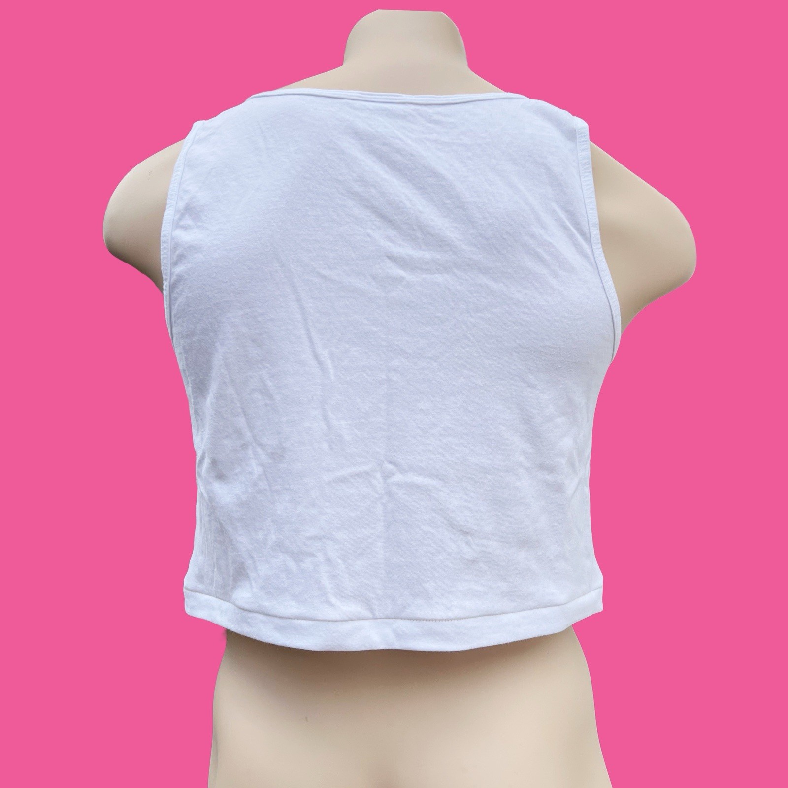 Varsity Personalization number Custom print men white crop tank top gallery