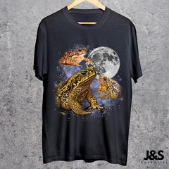 Three Cane Toad Retro Moon Tshirt Funny Frog Amphibian Lover Gift Shirt