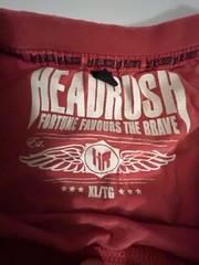 Headrush MMA Brand Tshirt Orange UFC Fight Clothing
