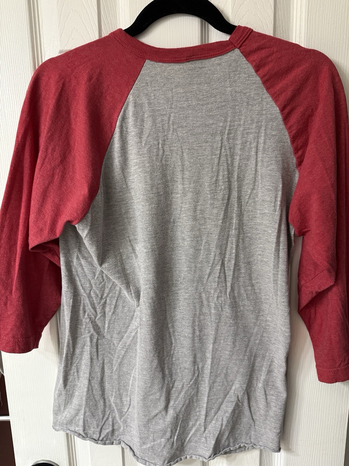 Rock of Ages Broadway Show Musical Gray Red Raglan 3/4 Sleeve T-Shirt Sz Small gallery