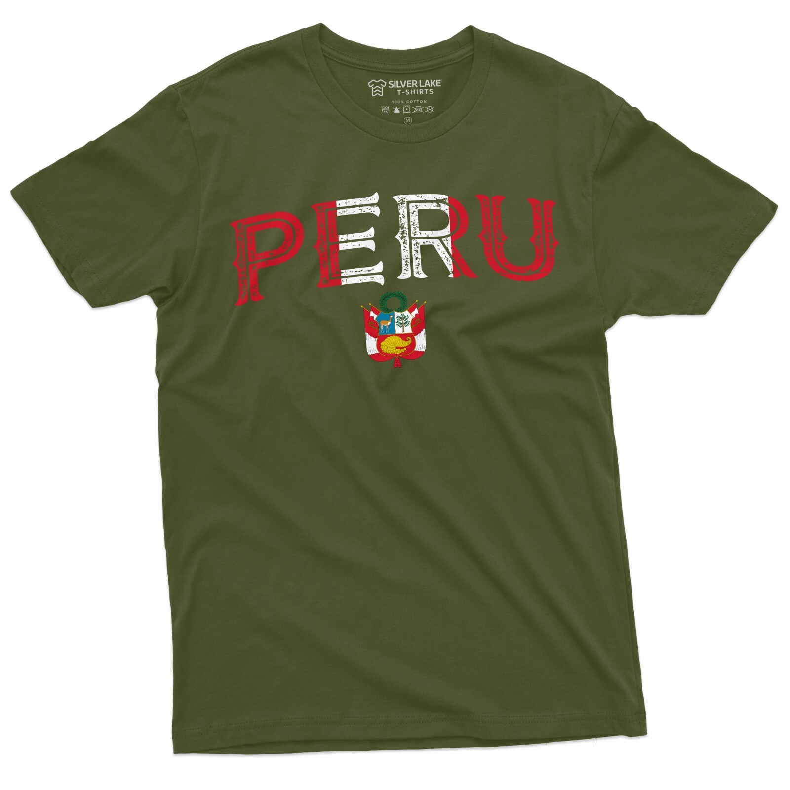 Peru T-shirt RepÃºblica del PerÃº Tee Shirt Peruvian Flag Coat of Arms Shirt gallery