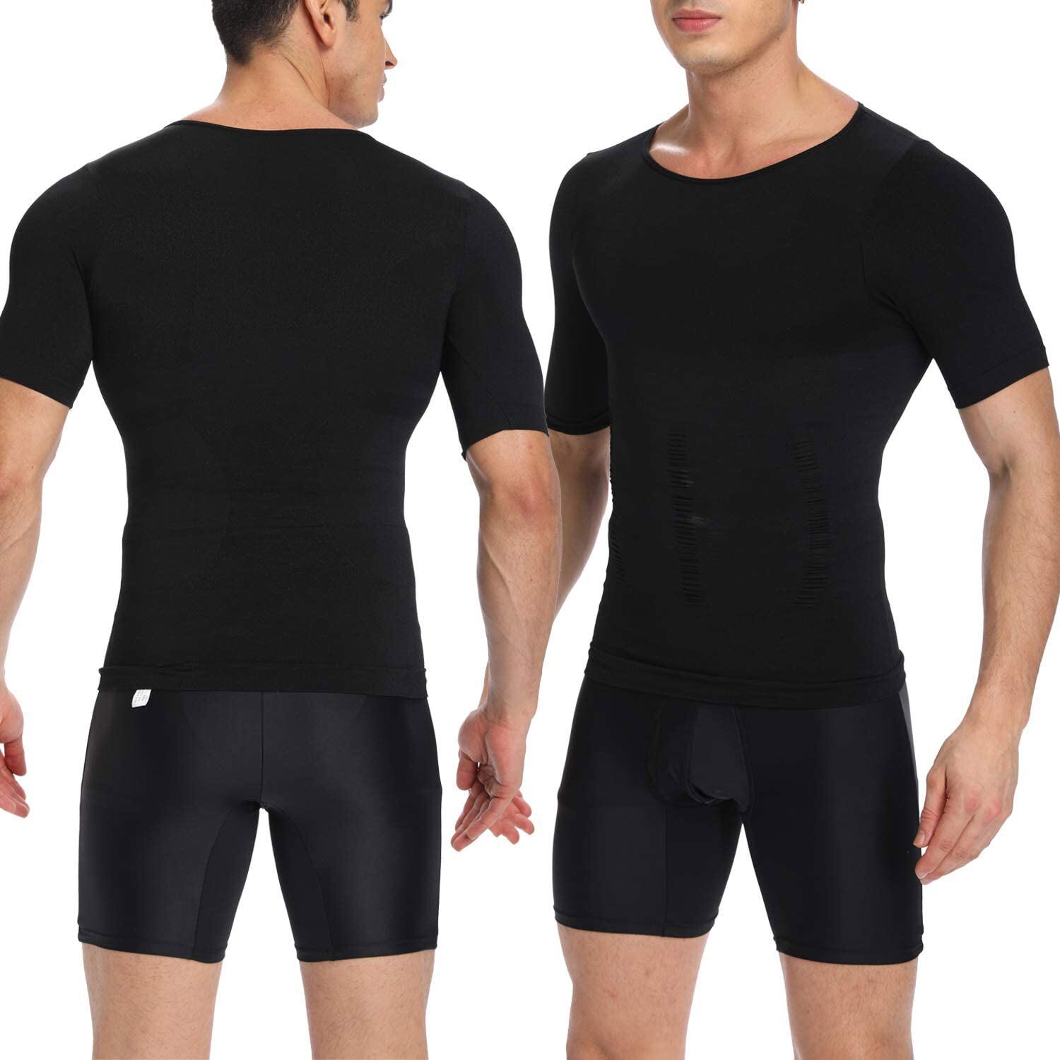 CGTFY Gynecomastia Compress Tank Top Men Slim Abs Body Shaper Vest Athletic Vest gallery