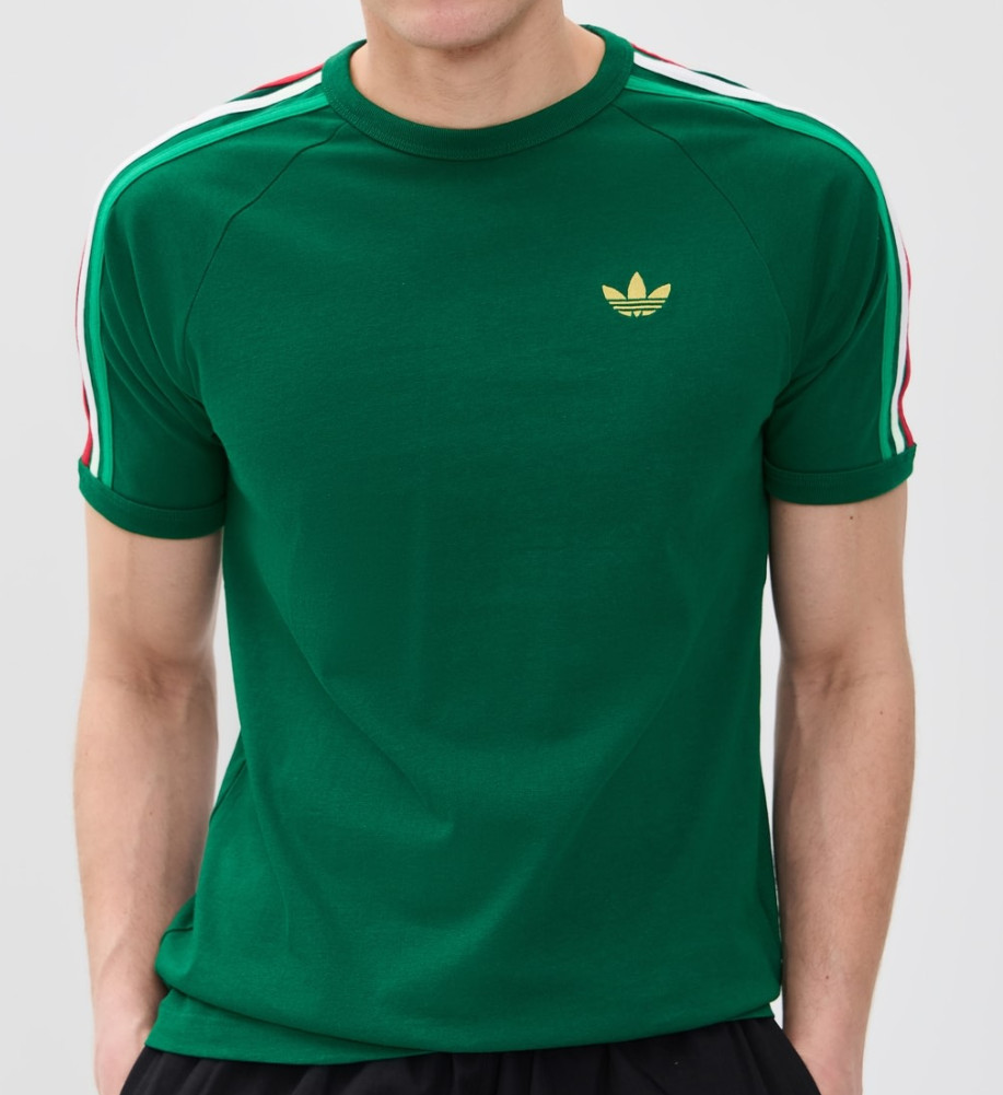 NEW MENS ADIDAS ORIGINALS 3-STRIPES CALIFORNIA TREFOIL SHIRT ~SIZE MEDIUM #KC864 gallery