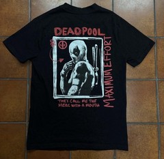 Official Marvel Studios Deadpool & Wolverine black graphic t-shirt Size S