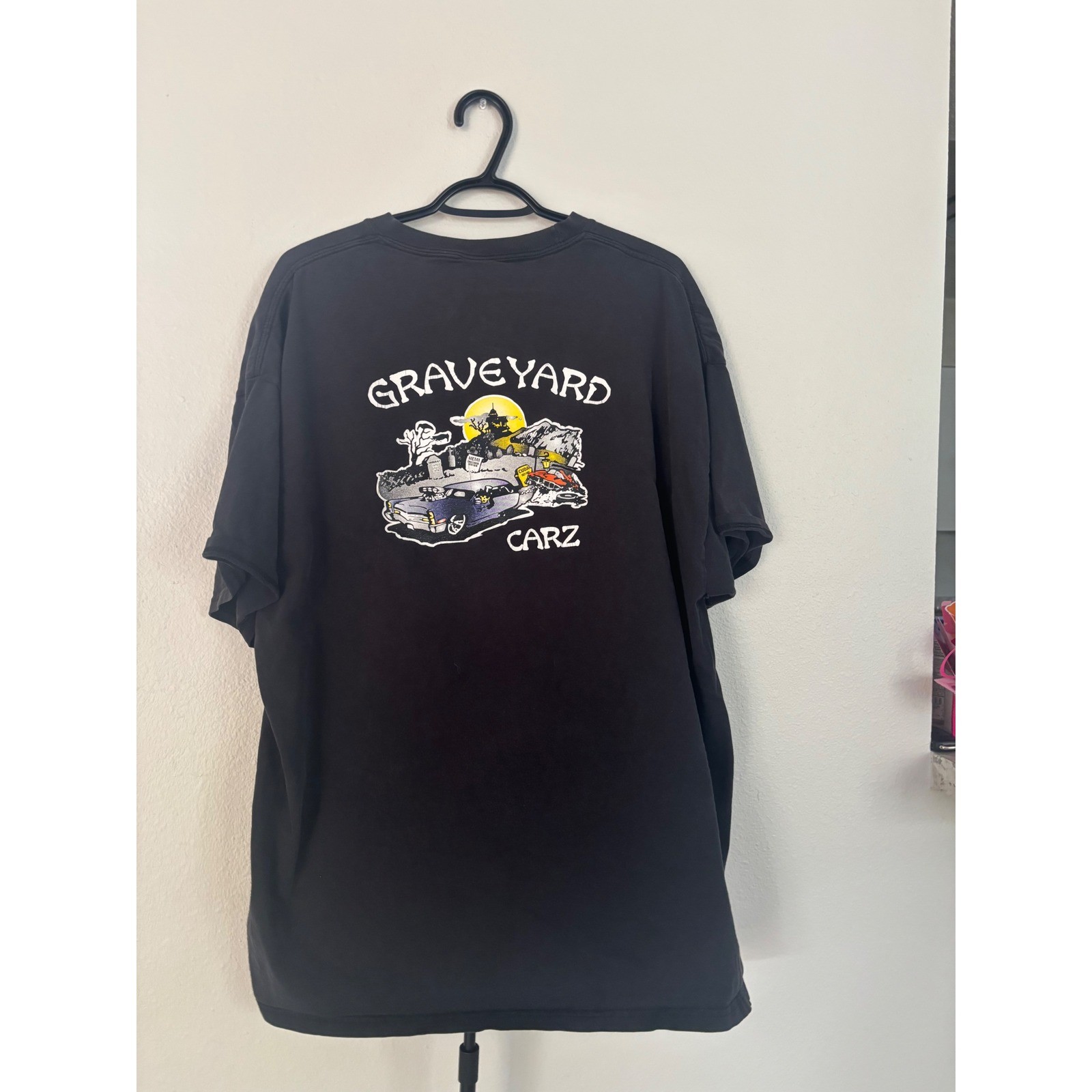 Graveyard Carz Port and Company Graphic T-Shirt Mens 2XL Black Mopar TV Show Tee gallery
