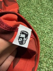 A Bathing Ape Color Camo Shark Tee Red 2XL
