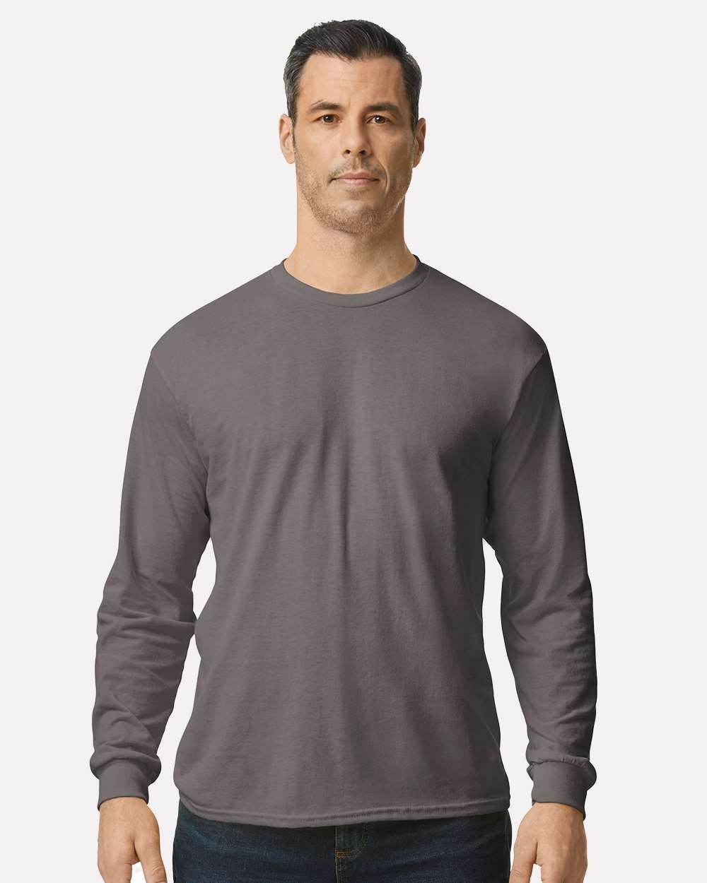 Gildan Adult Long Sleeve Heavy Cotton T-Shirt Blank Tee Top Shirts S-3XL G540 gallery