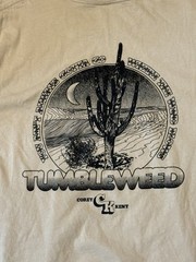 Corey Kent The Voice “Tumbleweed” Concert Tan T-shirt Size L