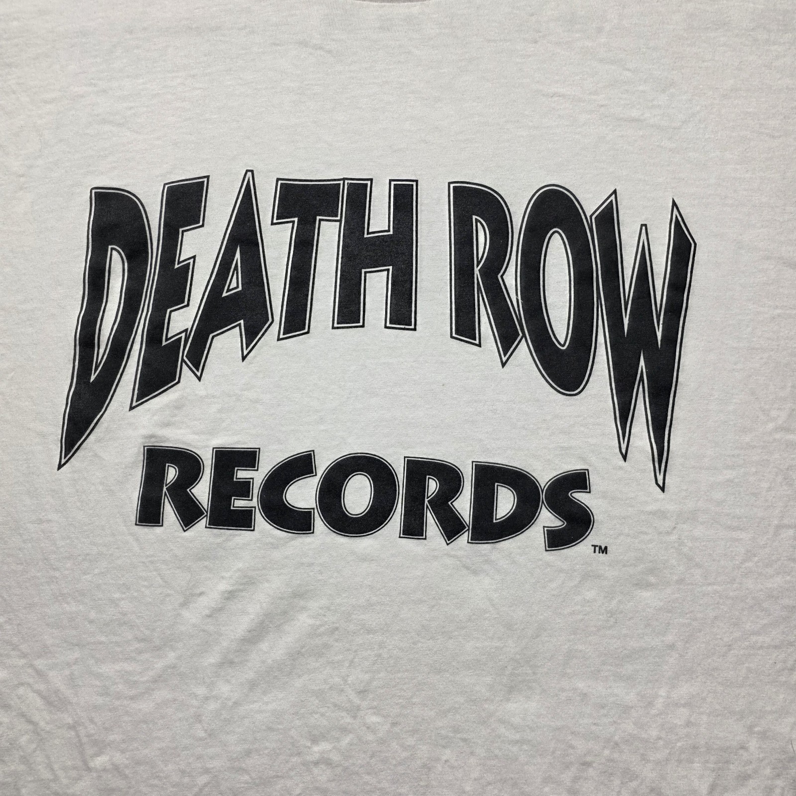 Death Row Records Crooks T Shirt White Graphic Men’s XXL Hip Hop gallery