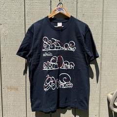 Supreme System Tee FW18 Medium Navy Blue 2018 Shirt Rare