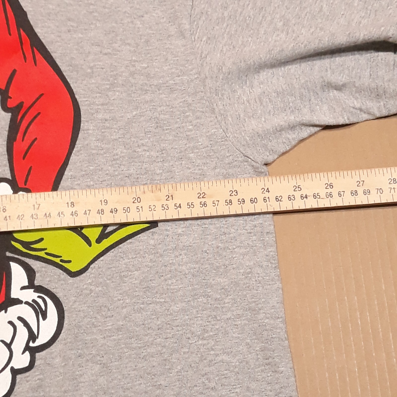 Dr Seuss By Hybrid Apparel Full Body Grinch Gray T-Shirt Men's 2XL gallery