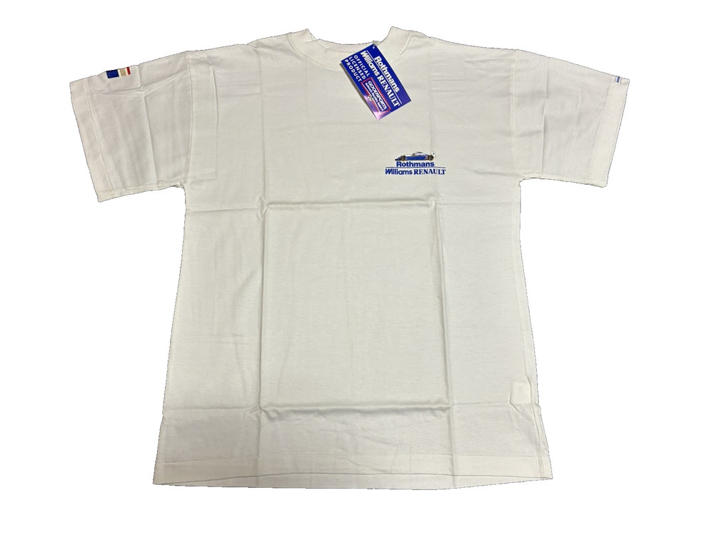 Rothmans Williams Renault Formula 1 Racing Goodsports Tee T Shirt Size M Vintage