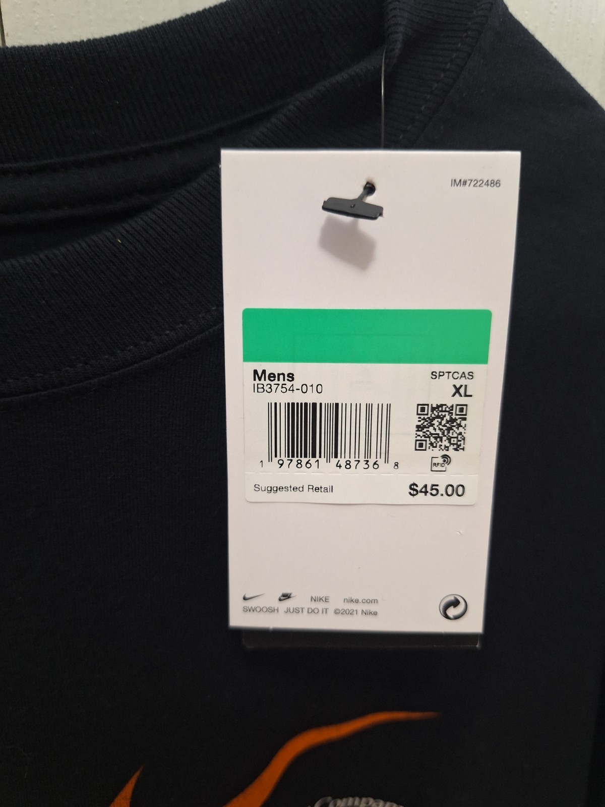 Nike America's Sportswear Country T-Shirt Black IB3754-010 size XL Van Life gallery