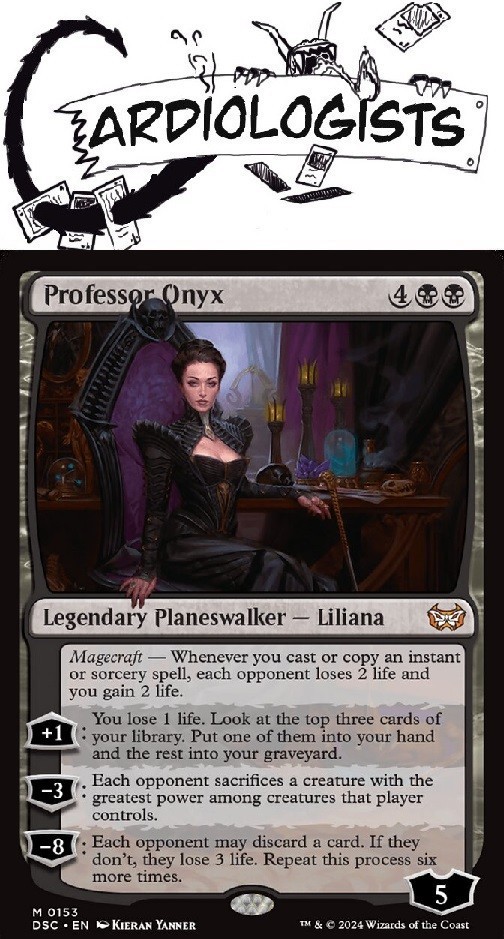 Professor Onyx | Magic the Gathering MTG | Duskmourn Commander DSC | NM