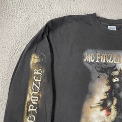 Vintage 90s Jag Panzer Mechanized Warfare Tour T-Shirt Heavy Metal VTG RARE