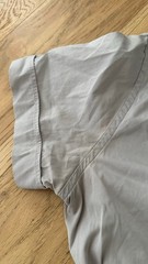 Gucci Luxury Short Sleeve Button Up Shirt Men’s 15 3/4 (40) Gray Made in Italy